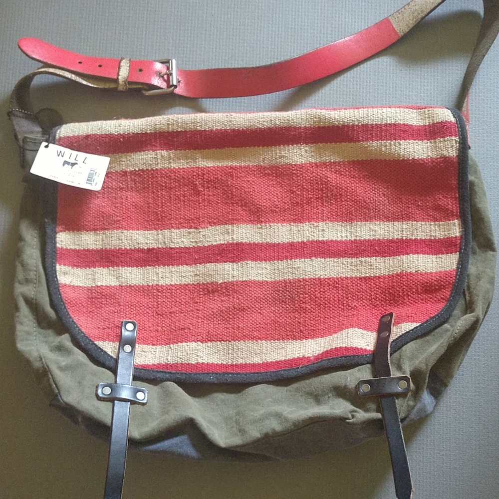Will Leather Goods Found Objects Messenger Mail ba